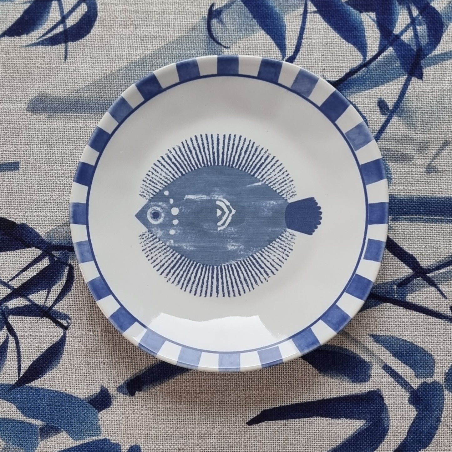 Set de 6 platos medianos Atlántico